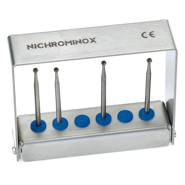 Nichrominox Plug In borstander til 6 HP bor, blå