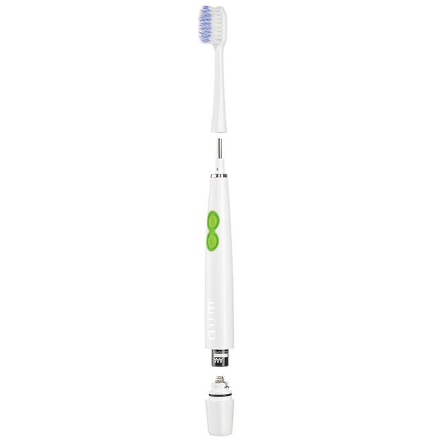 Gum Sonic Daily tandbørste m/batteri hvid  4100MVH